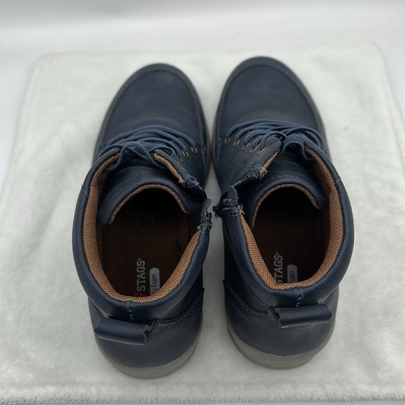 Nola Jr. Chukka Boots with Side Zipper and Textured Soles Boys/Men 6 M - Picture 4 of 9